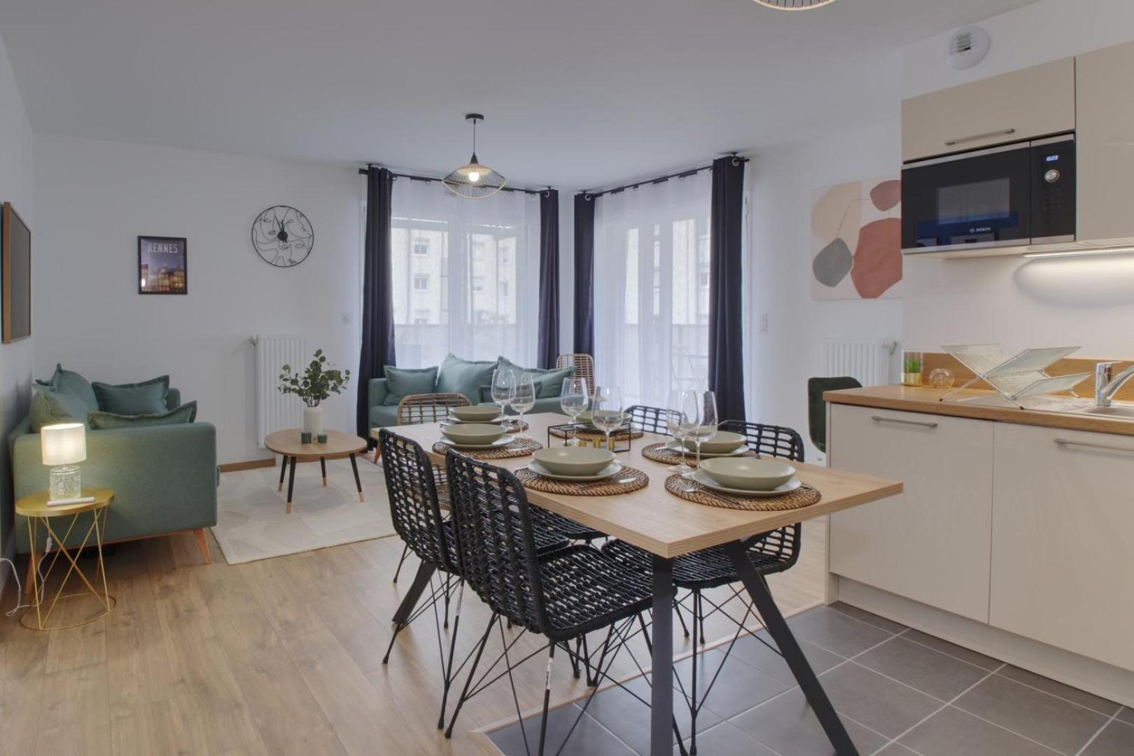 Le Normand- Appartement Neuf, 3 Chambres, Terrasse Ренн Экстерьер фото